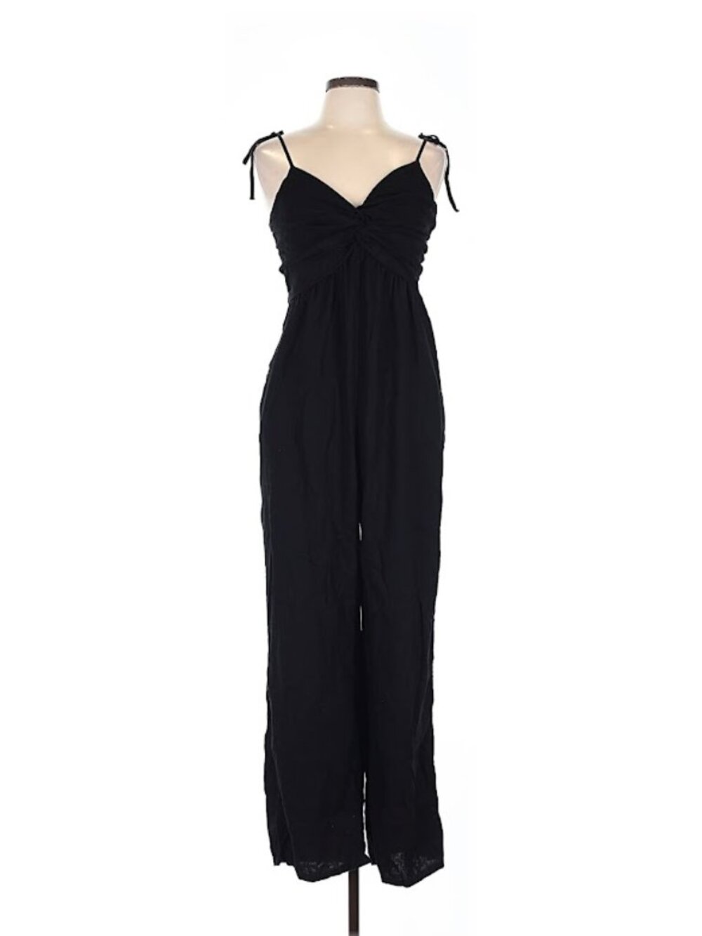 Old Navy Sweetheart Neckline Tie Strap Jumpsuit Large TALL